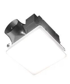 Broan 0.6-Sone 110-CFM White Lighted Bathroom Fan (ENERGY STAR Certified)