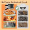 COSORI Food Dehydrator, Bigger Than 7 Trays With Large 6.5" Drying Space, 600W Power Saves More Time Than 480W, 165°F Dehydrated Dryer for Jerky, Dog Treats, Herbs, Meat, Fruit, and Yogurt, Silver