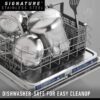 Calphalon 5-Ply Stainless Steel Cookware Set 10 Piece Includes Frying Pans, Pots and Pans Set, Induction, Oven Safe 500F, Silver