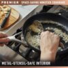 Calphalon Premier Space-Saving Nonstick Cookware Set, 8-Piece, Stackable, Hard-Anodized Aluminum Calphalon Premier Space-Saving Nonstick Cookware Set, 8-Piece, Stackable, Hard-Anodized Aluminum