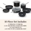 Calphalon® Hard-Anodized Nonstick 10-Piece Cookware Set (NEW 10-Piece Set with No Boil Inserts)