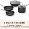 Calphalon® Hard-Anodized Nonstick 6-Piece Cookware Set Calphalon® Hard-Anodized Nonstick 6-Piece Cookware Set