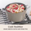 Calphalon® Premier Ceramic Nonstick 7-Qt. Dutch Oven with Lid, Mushroom Grey Calphalon® Premier Ceramic Nonstick 7-Qt. Dutch Oven with Lid, Mushroom Grey