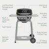 Charbroil 25302161 Bistro Pro Gas Grill for Small Spaces and Patios, Black