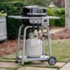 Charbroil 25302161 Bistro Pro Gas Grill for Small Spaces and Patios, Black