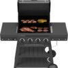 Charbroil 463253825 Performance Series 4-Burner Gas Grill Cart, Gray