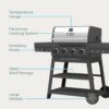 Charbroil 463253825 Performance Series 4-Burner Gas Grill Cart, Gray