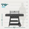 Charbroil 463253825 Performance Series 4-Burner Gas Grill Cart, Gray