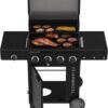 Charbroil 463253925 Performance Series 4-Burner Gas Grill Cabinet with Side Burner, Black