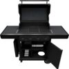 Charbroil 463279224 Pro Series with Amplifire Infrared Technology 4-Burner Propane Gas Grill and Griddle Cabinet, Black