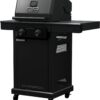 Charbroil 463676724 Pro Series with Amplifire Infrared Technology 2-Burner Propane Gas Grill and Griddle Cabinet, Black