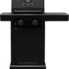 Charbroil 463676724 Pro Series with Amplifire Infrared Technology 2-Burner Propane Gas Grill and Griddle Cabinet, Black