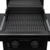 Charbroil 463676724 Pro Series with Amplifire Infrared Technology 2-Burner Propane Gas Grill and Griddle Cabinet, Black