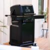 Charbroil 463676724 Pro Series with Amplifire Infrared Technology 2-Burner Propane Gas Grill and Griddle Cabinet, Black