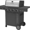 Charbroil 463254025 Performance Series 4-Burner Gas Grill Cabinet with Side Burner, Gray