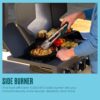 Charbroil 463254025 Performance Series 4-Burner Gas Grill Cabinet with Side Burner, Gray