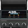 Charbroil 463254025 Performance Series 4-Burner Gas Grill Cabinet with Side Burner, Gray
