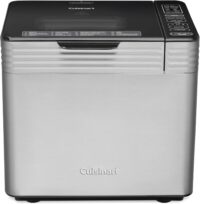 Cuisinart CBK-210 Bread Maker Machine, Stainless Steel Convection Bread Machine with 16 Menu Options, 3 Loaf Sizes Up to 2 Lb.