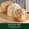 Cuisinart CBK-210 Bread Maker Machine, Stainless Steel Convection Bread Machine with 16 Menu Options, 3 Loaf Sizes Up to 2 Lb.