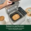Cuisinart CBK-210 Bread Maker Machine, Stainless Steel Convection Bread Machine with 16 Menu Options, 3 Loaf Sizes Up to 2 Lb.