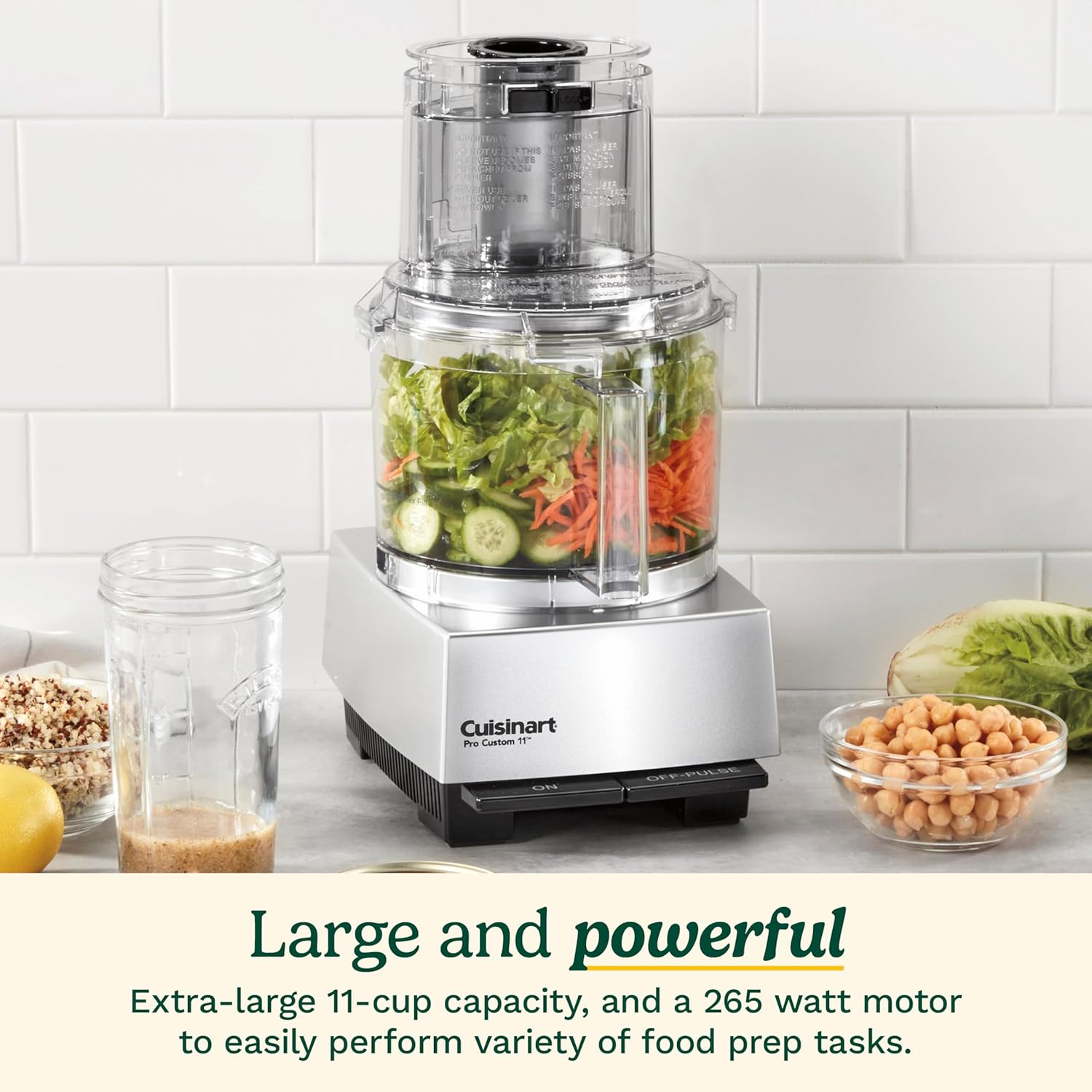Cuisinart DLC-8SBCYP1 Food Processor, Pro Custom 11 Cup, Brushed Chrome 1 Cuisinart DLC-8SBCYP1 Food Processor, Pro Custom 11 Cup, Brushed Chrome