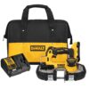 DEWALT DCS377Q1 ATOMIC 20V MAX Lithium-Ion Cordless Brushless 1-3/4 in. Bandsaw Kit with 4.0Ah Battery, Charger and Bag