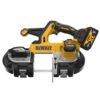 DEWALT DCS378P1 20-Volt MAX Lithium-Ion 3-3/8 in. Cordless Band Saw with 5 Ah Battery, Charger and Bag