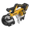 DEWALT DCS378P1 20-Volt MAX Lithium-Ion 3-3/8 in. Cordless Band Saw with 5 Ah Battery, Charger and Bag