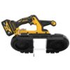 DEWALT DCS378P1 20-Volt MAX Lithium-Ion 3-3/8 in. Cordless Band Saw with 5 Ah Battery, Charger and Bag