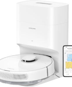 DREAME D10 Plus Gen 2 Robot Vacuum and Mop with Self Emptying Base for 90 Days of Cleaning, 6000 Pa Suction and LiDAR Navigation, Obstacle Avoidance, Wi-Fi Connected