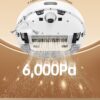 DREAME D10 Plus Gen 2 Robot Vacuum and Mop with Self Emptying Base for 90 Days of Cleaning, 6000 Pa Suction and LiDAR Navigation, Obstacle Avoidance, Wi-Fi Connected
