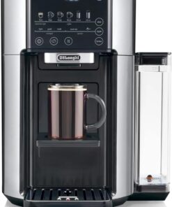 De'Longhi CAM51025MB True Brew Drip Coffee Maker, Built in Grinder, Single Serve, 8 oz to 24 oz, Hot or Iced Coffee, Stainless