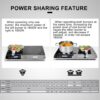 Duxtop LCD Portable Double Induction Cooktop 1800W Digital Electric Countertop Burner Sensor Touch Stove, 9620LS/BT-350DZ