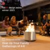 EAST OAK Camber Fire Pit Smokeless 21'' for Outside Patio, 304 Stainless Steel Wood Burning Fireplace, Portable Outdoor Bonfire Pit with Poker, Stand & Removable Ash Pan for Camping, Chisel Steel EAST OAK Camber Fire Pit Smokeless 21'' for Outside Patio, 304 Stainless Steel Wood Burning Fireplace, Portable Outdoor Bonfire Pit with Poker, Stand & Removable Ash Pan for Camping, Chisel Steel