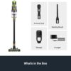 Eureka RapidClean Pro Cordless Vacuum Cleaner for Hard Floors, Lightweight Stick Vacuum LED Headlights, Convenient Stick and Handheld Vac, Green, NEC285GR