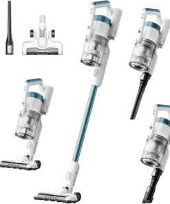 Eureka RapidClean Pro NEC280TL Cordless Stick Vacuum Cleaner – Lightweight 5.3 lbs, 40-Min Runtime, LED Headlights, 3 Power Modes, Ideal for Pet Hair, Hard Floors & Carpets