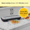 FoodSaver Space-Saving Vacuum Sealer with Bags and Roll