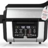 Foodgenie Gourmax Pro One Cooking Device - All-in-One Oven, Smokeless Grill, Air Fryer, Griddle, Cooker & More – 16 Preset Functions, Smart Temperature Control, Dual Surface, Dishwasher Safe, 1500W