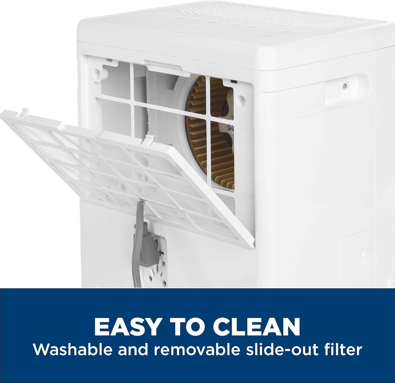 GE Portable Dehumidifier 25 Pint, Perfect for Bedroom, Basement & Garage or Rooms up to 1500 Sq Ft, Ideal for High Humidity Areas, Complete with Empty Bucket Alarm & Clean Filter Alert - Image 6