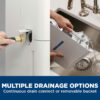 GE Portable Dehumidifier 35 Pint, Perfect for Bedroom, Basement & Garage or Rooms up to 3000 Sq Ft, Ideal for High Humidity Areas, Complete with Empty Bucket Alarm & Clean Filter Alert