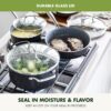 GreenPan 17 Piece Nonstick Swift Cookware Set, Ceramic PFAS-Free Pots & Pans with Lids, Dishwasher & Oven Broiler Safe to 600F, Kitchen Cooking Set, Sauce, Saute, Stock, Griddle, Frying Pans, Gray