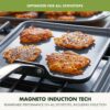GreenPan Valencia Pro Hard Anodized Healthy Ceramic Nonstick 11" Griddle Pan, PFAS-Free, Induction, Dishwasher Safe, Oven Safe, Gray