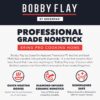 GreenPan x Bobby Flay 13 Piece Nonstick Cookware Pots and Pans Set, PFAS-Free Diamond Ceramic, Induction Suitable, Easy Clean Dishwasher & Oven Safe, Stay-Cool Silicone Handles, Glass Lids, Cream