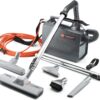 Hoover Commercial PORTAPOWER Lightweight Canister Vacuum Cleaner with Attachments, Portable Carriable Handheld Small Professional Grade Bagged, 8 Pounds, CH30000, Black