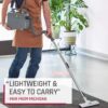 Hoover Commercial PORTAPOWER Lightweight Canister Vacuum Cleaner with Attachments, Portable Carriable Handheld Small Professional Grade Bagged, 8 Pounds, CH30000, Black