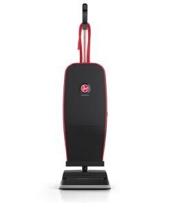 Hoover Commercial Superior Lite Upright Vacuum Cleaner, Bagged Professional Pro Grade, for Carpet and Hard Floor, CH50200, Black