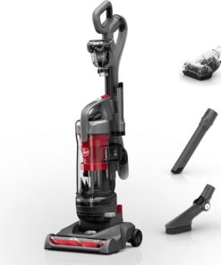 Hoover Rewind Pet Upright Bagless Vacuum Cleaner for Carpet and Hard Floors, Automatic Cord Rewind, Above Floor Cleaning Corded Vacuum Cleaners for Home Use