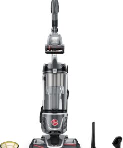 Hoover WindTunnel All-Terrain Dual Brush Roll Bagless Vacuum Cleaner, Corded Upright Vacuum, HEPA Media Filtration, Headlights, Swivel Steering, Corded Vacuum Cleaners for Home Use