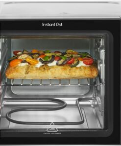 Instant Pot No Preheat Required* 4-Slice Air Fryer Toaster Oven with InstantHeat Technology, 7-in-1, Air Fry, Bake, Toast, Roast, Broil, Warm, and Make Pizza