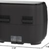 Instant Pot Vortex Plus XL 8QT ClearCook Air Fryer, Clear Windows, Custom Programming, 8-in-1 Functions that Crisps, Broils, Roasts, Dehydrates, Bakes, Reheats, from the Makers of Instant Pot, Black
